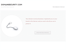 Tablet Screenshot of domainsecurity.com